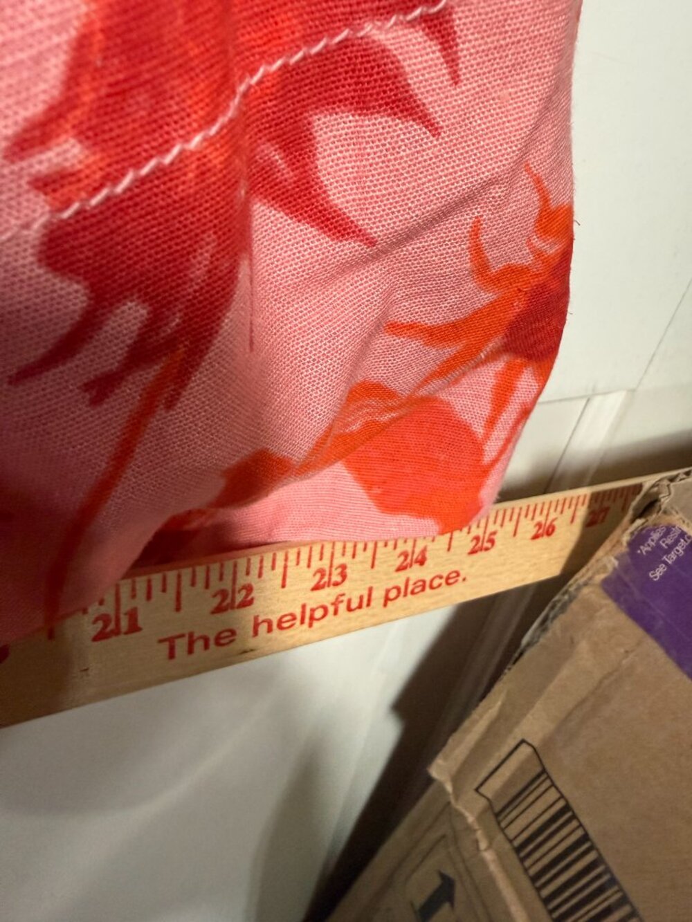 Free People Altura Printed Mini in Strawberry Lemonade Size Medium Linen Floral - Picture 6 of 13